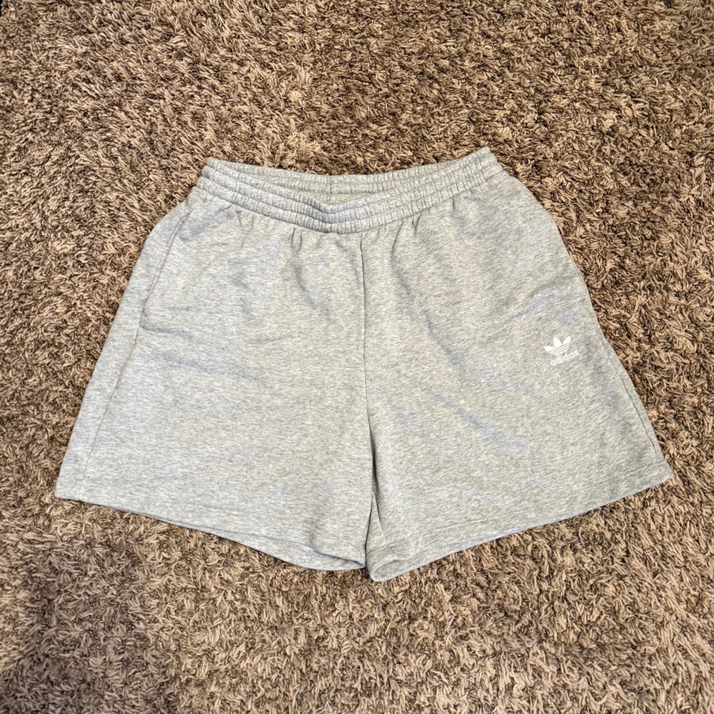 Adidas Light Gray Sweat Shorts